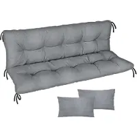 Ferocity - Tuinschommelkussen - Waterafstotend - Zitcomfort - Onderhoudsvriendelijk - Duurzaam - 185 x 50 x 50 x 10 cm - Polyester - Flachs