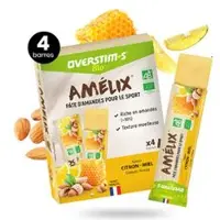 Overstims 4 Amelix Organic Energy Bars Lemon Honey