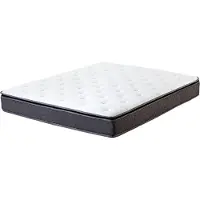 Beliani JOY - Pocketveringmatras - Wit - 140 x 200 cm - Bamboestof