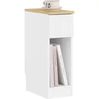 SoBuy Nachtkastje, voor woonkamer, slaapkamer FBT111-W