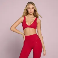 Myprotein MP Dames Tempo Twist Front Sport-BH - Roze Rood - XL