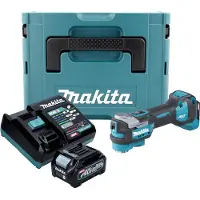 Makita TM 001 GD101 Snoerloos multifunctioneel gereedschap 40 V max. Starlock Max borstelloos + 1x oplaadbare accu 2,5 Ah + lader + Makpac