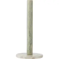 Bloomingville - Emy Kitchen Paper Stand - Green - Marble - 30 cm