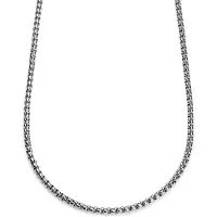 Lucleon Essentials | 5 mm Zilverkleurige Ketting met Gebogen Venetiaanse Schakels