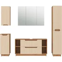 Vicco Badkamermeubelset Lotta Kasjmier 5-delig, Model 59437