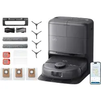Eufy Robotstofzuiger C28, HydroJet Zelfreinigende Dweil en Vervangingssets, 15.000 Pa Turbo Zuigkracht, 5-In-1 Robotstofzuiger & Dweil Voor Thuis, Anti-Klit Ontwerp, AI-Obstakelherkenning