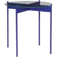 Hubsch Beam Bijzettafel Blauw