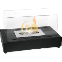 DIVINA FIRE Berlijnse bio-ethanolhaard, tafelmodel biohaard, L35 x D18 x H20,5