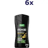Axe 6x douchegel 250ml 5 en 1 Wild Mojito