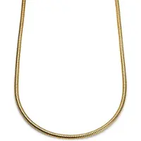 Lucleon Essentials | 5 mm Goudkleurige Ketting met Slangenschakels
