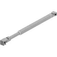 FortiFura Galeria verstelbare stabilisatiestang - 73-120cm - PVD - geborsteld RVS