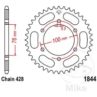 JT Sprockets Jtr184444 Achtertandwiel