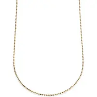 Lucleon Essentials | 2,5 mm Goudkleurige Ketting met Bolletjes Schakels