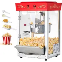 Vevor Popcornmachine met roestvrijstalen waterkoker