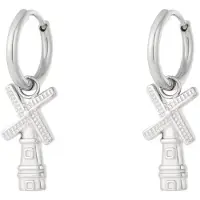 Yehwang Dutch Breeze oorbellen Zilver