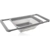 Orion KEMP Serie - Siliconen Opvouwbare Vergiet - 39x26,5 cm - Grijs