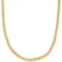 Lucleon 8 mm Goudkleurige Schakel Ketting