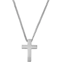 Lucleon Iconic | De Zoon Zilverkleurige Kruisketting