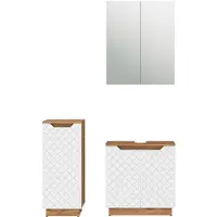 Vicco Badkamermeubelset Lotta Wit 3-delig, Model 59478