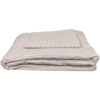 Town & Country Dekbedovertrek Newport Stripe Rosewood Katoen-140 x 220 cm