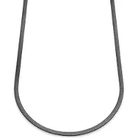 Lucleon Essentials | 5 mm Gunmetal Zwarte Ketting met Visgraatschakels
