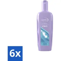 Andrélon – Shampoo – 2-in-1 – 450 ml - Voordeelverpakking - 6 stuks