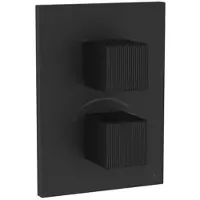 Crosswater Crossbox Limit douchekraan - thermostatisch - geschikt voor 1 functie - mat zwart LICB1000LBPM