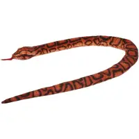 Cornelissen Cornellisen Regenboog boa knuffel - slang - pluche - 150 cm - dieren