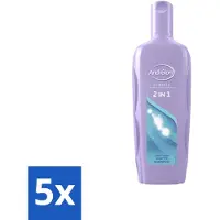 Andrélon – Shampoo – 2-in-1 – 450 ml - Bulkverpakking - 5 stuks