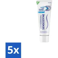 Sensodyne 5 x – Tandpasta – Rapid Relief – 75 ml - Gevoelige Tanden - Tandpasta - Pijnverlichting - Tandgevoeligheid - Rapid Relief