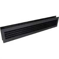 Starx Badkamerrooster | | 45.5 x 9 cm (2-delig, Zwart)