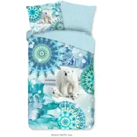 Hip dekbedovertrek Seppo - flanel - 1-persoons (140x220 + 60x70cm)