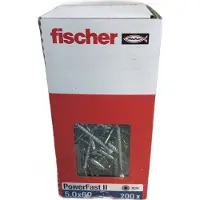 Fischer 670642 Power-Fast II Spaanplaatschroef 5 mm 60 mm T-profiel Staal Galvanisch verzinkt 200 stuk(s)