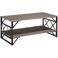 Beliani BOLTON - Salontafel - Taupe - Vezelplaat