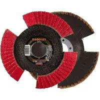 Rhodius 210646 VISION SPEED Lamellenschijf Diameter 125 mm Boordiameter 22.23 mm Korrelgrootte (num) 80 RVS 1 stuk(s)