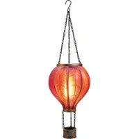 Anna's Collection Solar Hanglamp Luchtballon Roze D 14 H 45 Cm