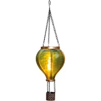 Anna's Collection Solar Hanglamp Luchtballon Groen D 11 H 36 Cm