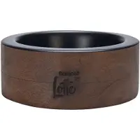 Designed By Lotte Milani Voerbak Hond - Drinkbak/Eetbak Hond - Hondenvoerbak - Hout/RVS - Zwart - 800 ml