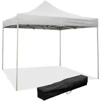 DIVINA FIRE 3 x 3 m witte vouwtent met waterdichte PVC-coating