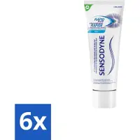 Sensodyne 6 x – Tandpasta – Rapid Relief Whitening – 75 ml - Gevoelige Tanden - Tandpasta - Verlichting - Whitening - Mondgezondheid