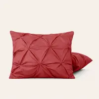 HappyBed Kussenslopen Terracotta 60x70 cm - Kussensloop set 2 stuks - 100% Microvezel - Ultieme slaapcomfort