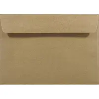 Netuno Ecologische bruine enveloppen A5 - 162 x 229 mm - C5 - 20 stuks - HK zelfklevend met plakstrip - 100 gram - Eko Design -