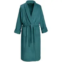 De Witte Lietaer Badjas Etrusk Lake Green - XXL - Unisex - Katoen - Groen