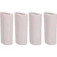 Concord Radiator bak luchtbevochtiger - pakket 6x stuks - wit - keramiek - verwarming waterverdamper