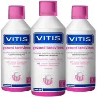 Vitis 3x Mondwater Gezond Tandvlees 500 ml