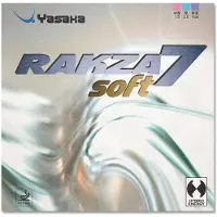 Yasaka - Rakza 7 Soft - Zwart - 2.0 - Tafeltennis Rubbers