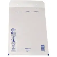 Arofol 25 Wit gerecyclede luchtkussenenveloppen - Formaat 6/f - 22 x 34 Cm