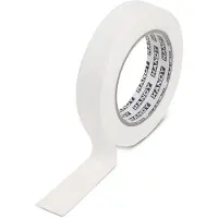 Handy Afplaktape Wit 19 mm × 50 m – Schilderstape Met Oplosmiddelhoudende Lijm – Strakke Randen – Verwijderbaar Zonder Lijmresten – Hittebestendig Tot 60 °C [11085A]