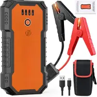 Equivera Jumpstarter voor Auto - Accu Booster - Acculader voor Auto - Starthulp voor Auto - Acculader - Auto Acculader - Accu Booster voor Auto - Nooit meer zonder lege accu!
