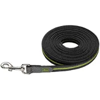 Hunter - Trackingleash Visby Super Grip - Hondenriem Länge 5 m - Breite 2,0 cm, geel